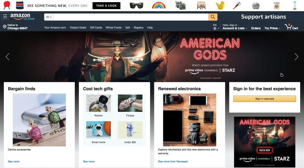 Amazon Ui/Ux Now